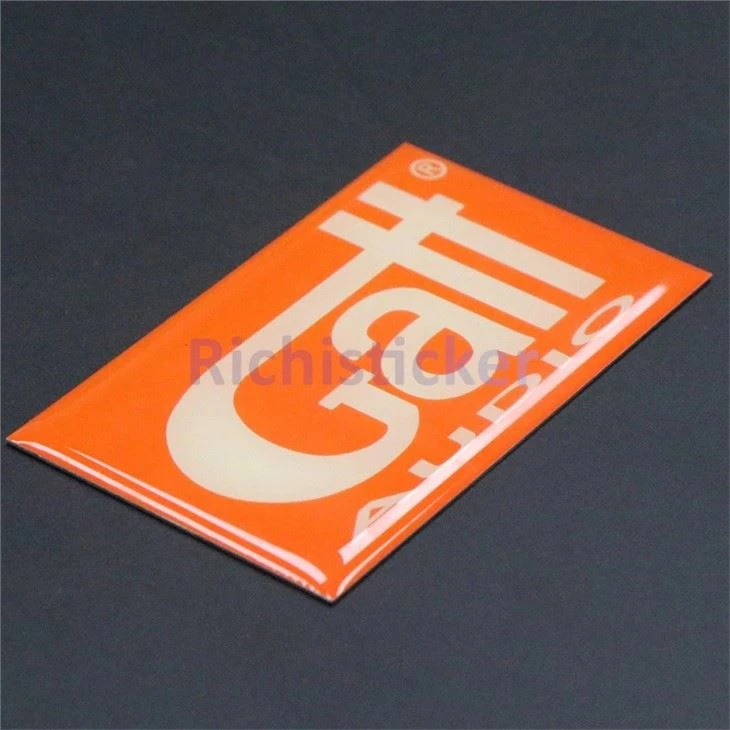 Epoxy Resin Over Vinyl Decal Dome Labels