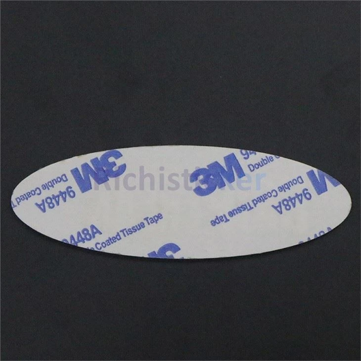 Oval Silk Screen Printing Resin Domed Stickers